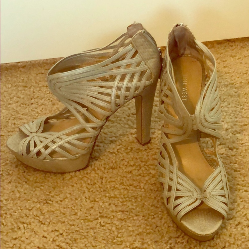 Iridescent Nine West heels
